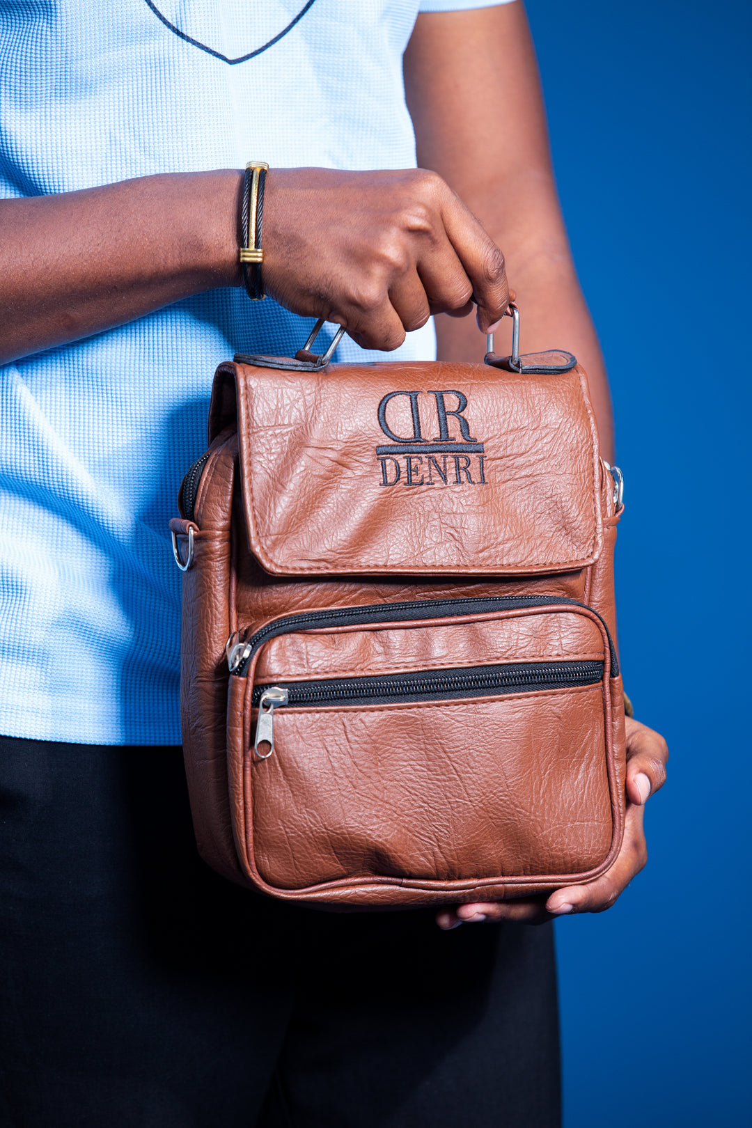Denri Jayden Man Bag | Men’s Sling / Shoulder Bag | Daily Commute & Casual Use | Durable Build, Multiple Compartments & Adjustable Strap | Sleek, Practical Carry