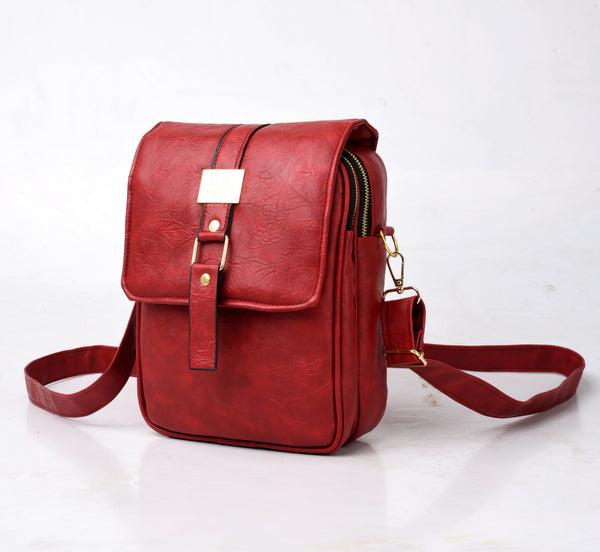Denri Zane Man Bag | Premium Material, 3 External Zip Pockets & Adjustable Strap