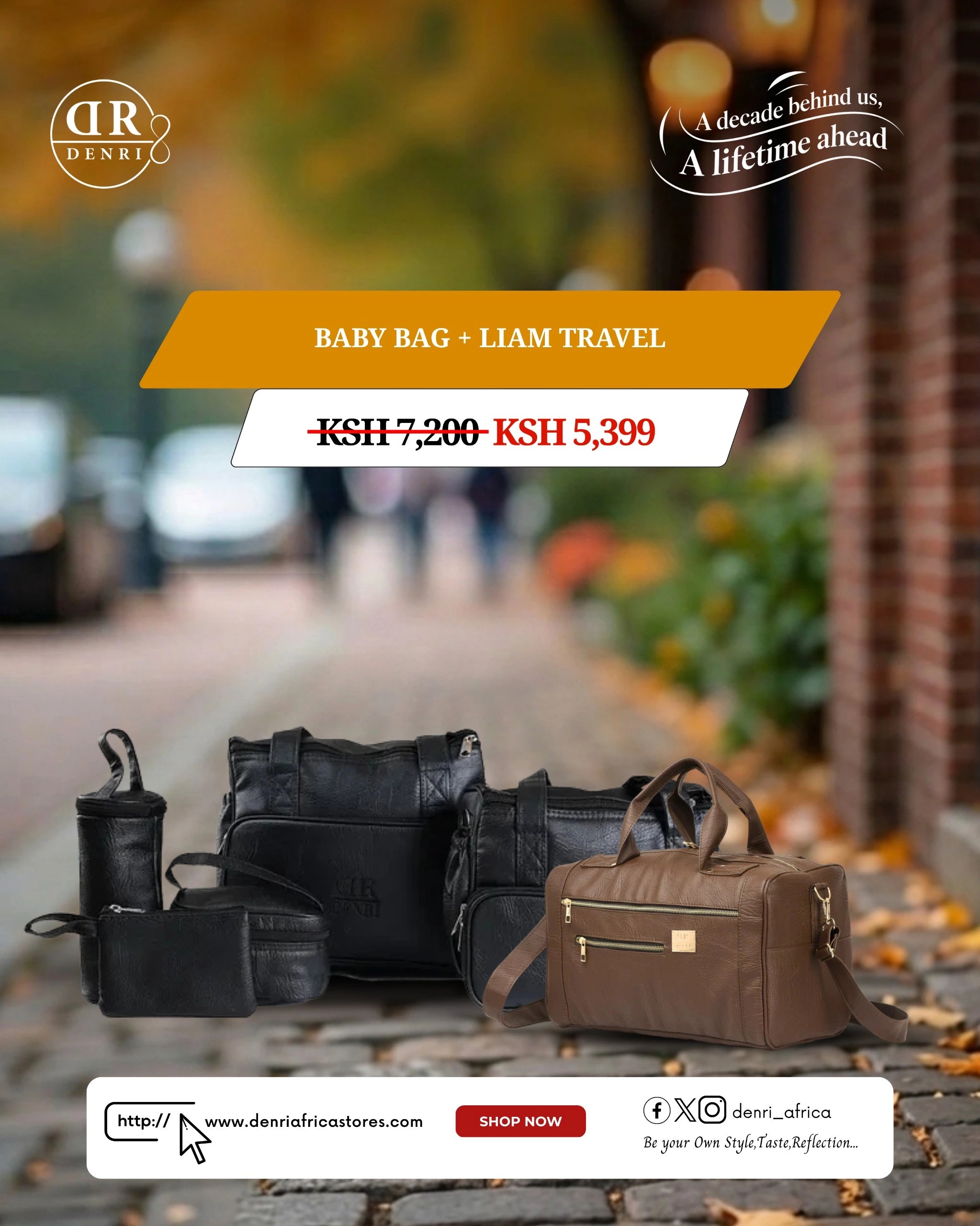 Baby Bag + Liam Travel – Denri