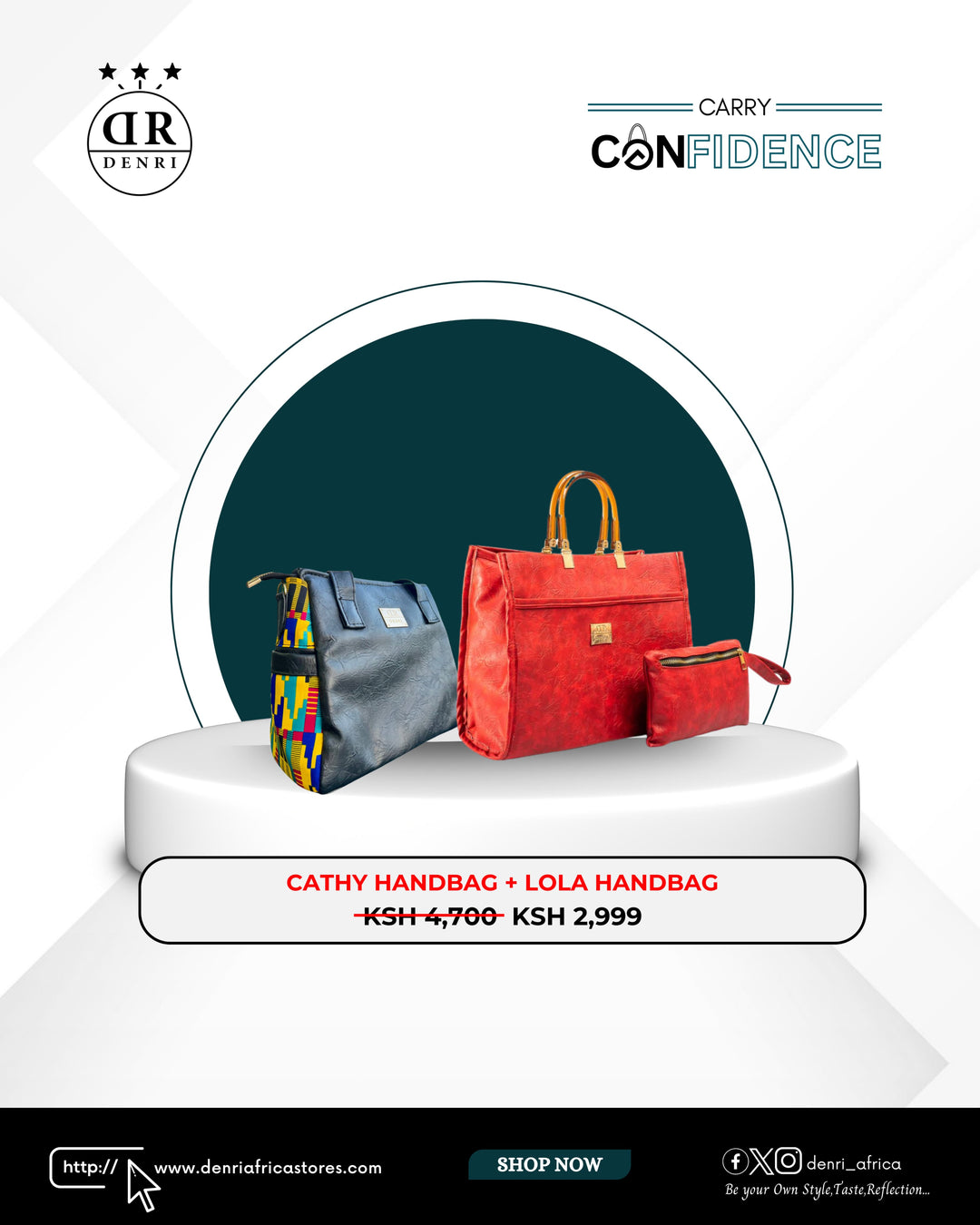 Cathy Handbag + Lola Handbag