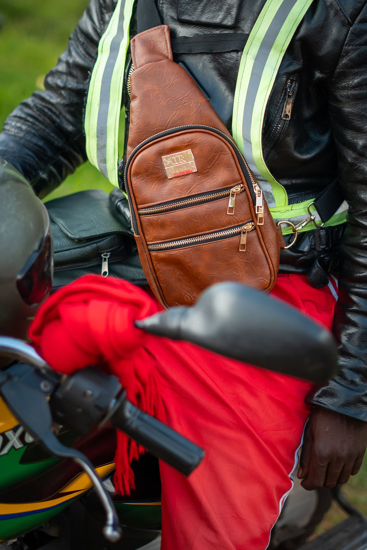 Denri Mini Umbra Chest Bag | Compact Chest / Sling Bag | Everyday & Street Carry | Lightweight Build, Front Zipper & Adjustable Strap | Sleek, Hands-Free Essential