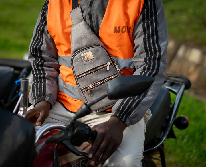 Denri Mini Umbra Chest Bag | Compact Chest / Sling Bag | Everyday & Street Carry | Lightweight Build, Front Zipper & Adjustable Strap | Sleek, Hands-Free Essential