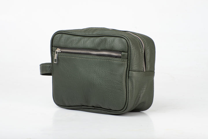 Denri Wash Bag | Toiletry & Grooming Bag | Travel & Everyday Use | Water-Resistant Material, Zip Compartments & Hanging Loop | Compact, Organized Travel Essential