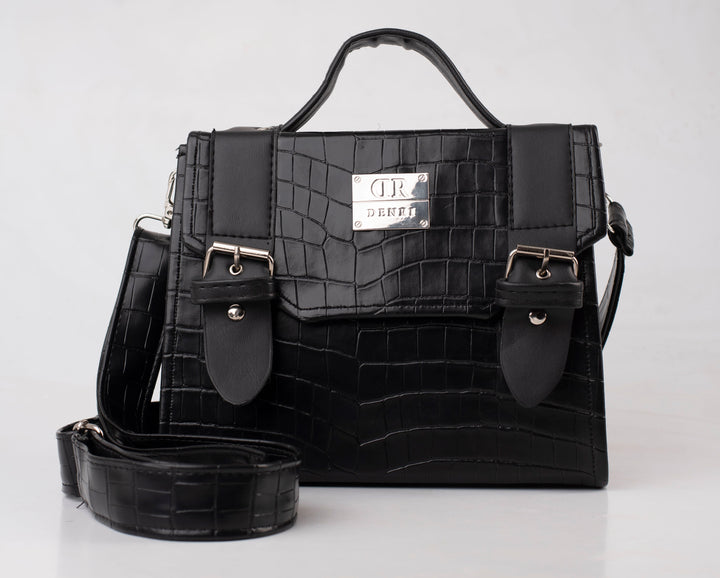 Denri Santana | Top-Flap Sling Handbag | Daily & Occasion Carry | Premium Leather, Adjustable Sling Strap | Sleek & Versatile