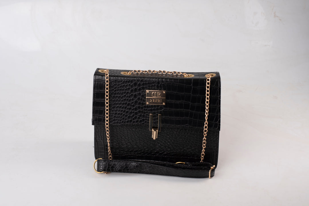 Denri Val | Tote-Sling Bag | Work, Shopping & Leisure Carry | Chain Strap, Organized Compartments & Durable Material | Stylish Every-Occasion Tote
