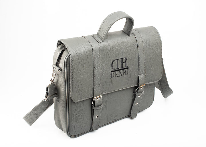 Denri Briefcase Bag | Structured Work Briefcase | Office & Professional Use | Zip Main Compartment, Inner Lined Pocket & Detachable Strap | Stylish, Functional Everyday Briefcase