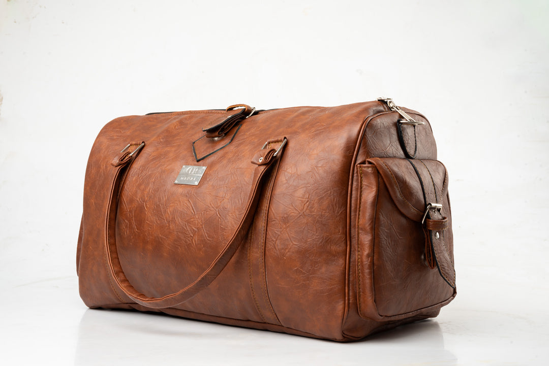 Denri Travolta | Travel Duffel | Weekend Trips & On-the-Go | Weather-Resistant Materials, Detachable Strap & Lockable Zippers | Stylish, Security-Focused Carry