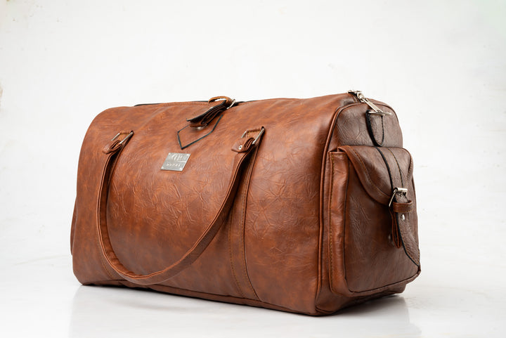 Denri Travolta | Travel Duffel | Weekend Trips & On-the-Go | Weather-Resistant Materials, Detachable Strap & Lockable Zippers | Stylish, Security-Focused Carry