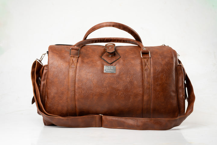Denri Travolta | Travel Duffel | Weekend Trips & On-the-Go | Weather-Resistant Materials, Detachable Strap & Lockable Zippers | Stylish, Security-Focused Carry