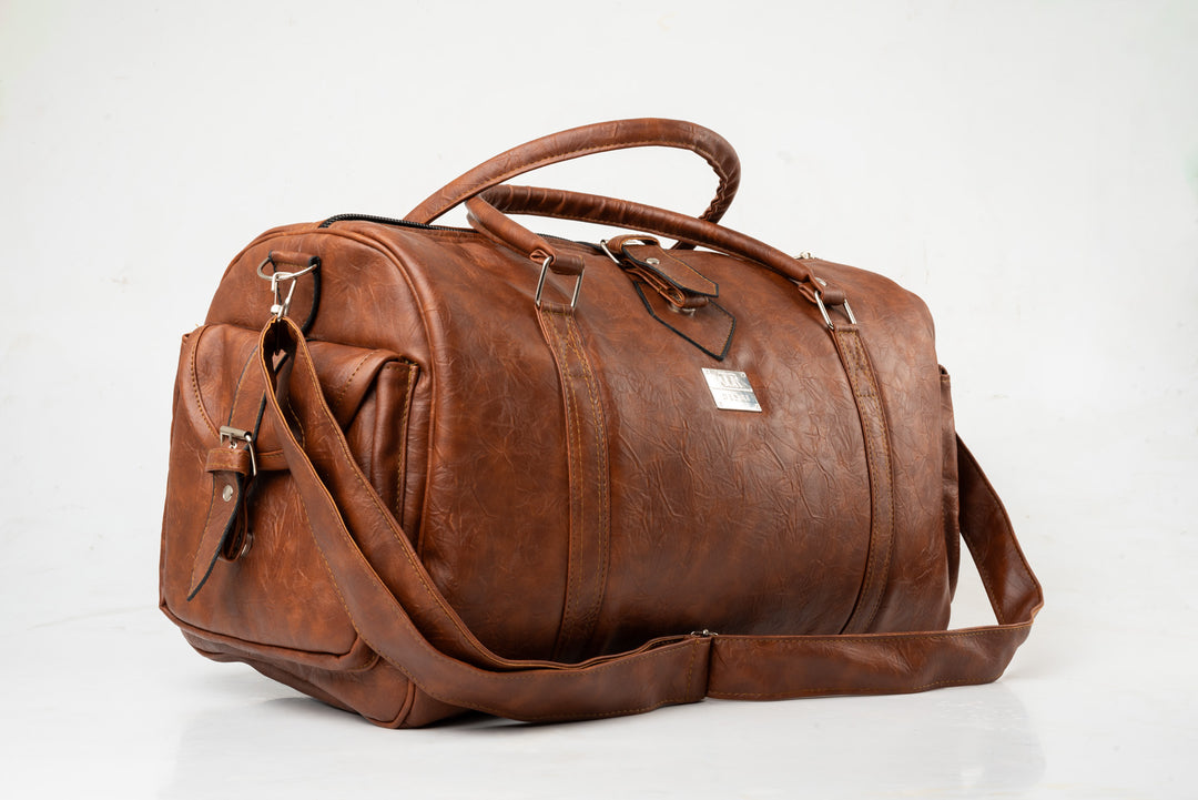 Denri Travolta | Travel Duffel | Weekend Trips & On-the-Go | Weather-Resistant Materials, Detachable Strap & Lockable Zippers | Stylish, Security-Focused Carry