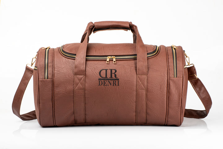 Denri Alpha | Compact Travel Duffel | Business & Weekend Trips | Multi-Pocket Layout, Convertible Strap & Cabin-Friendly | Durable, Stylish Essential