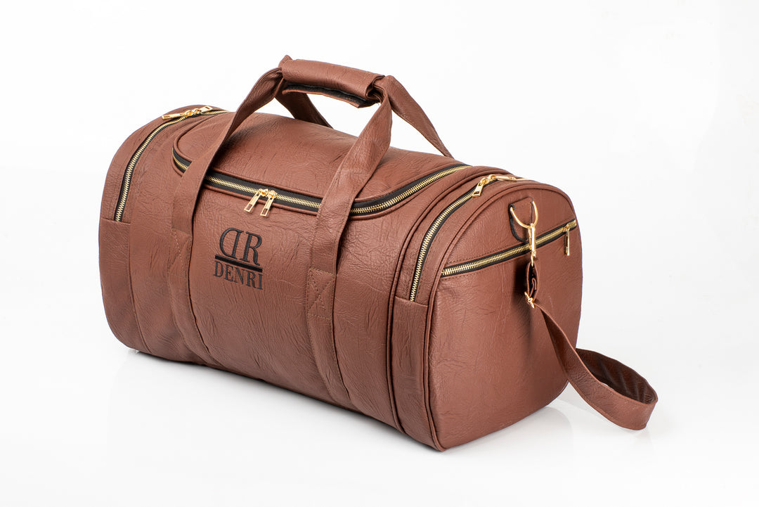 Denri Alpha | Compact Travel Duffel | Business & Weekend Trips | Multi-Pocket Layout, Convertible Strap & Cabin-Friendly | Durable, Stylish Essential