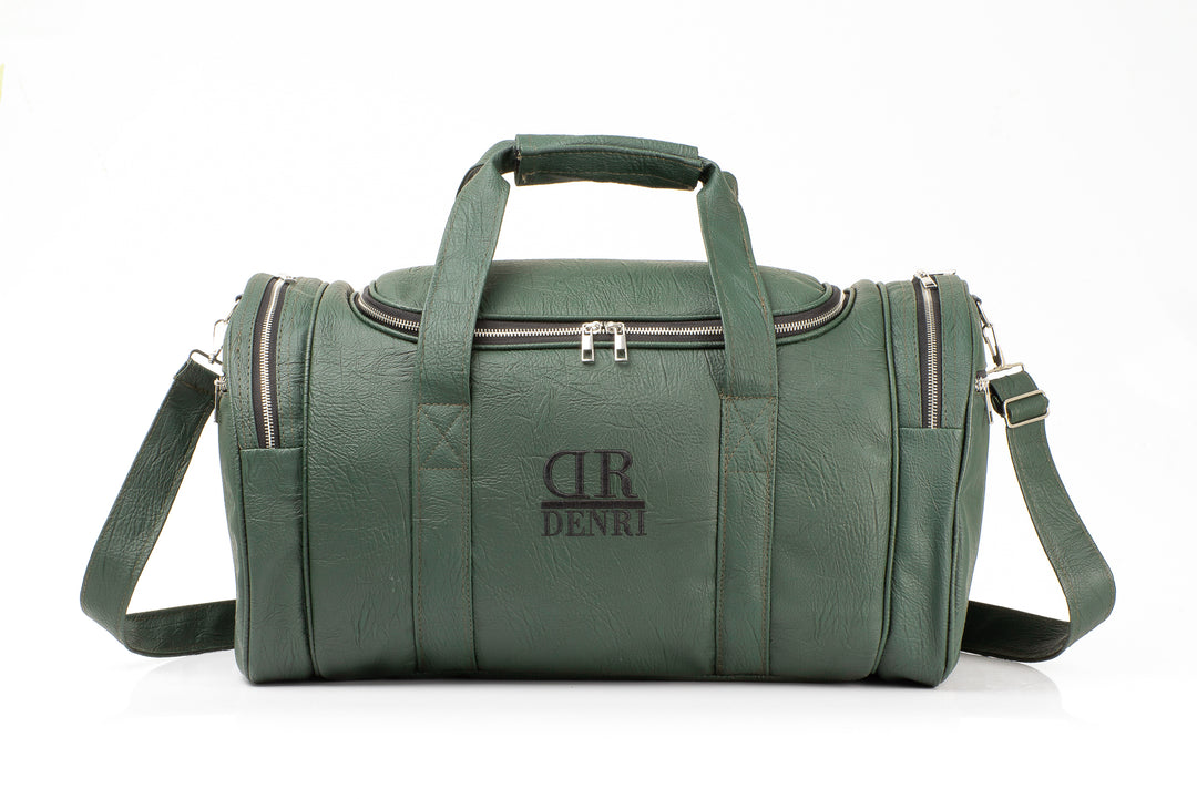 Denri Alpha | Compact Travel Duffel | Business & Weekend Trips | Multi-Pocket Layout, Convertible Strap & Cabin-Friendly | Durable, Stylish Essential