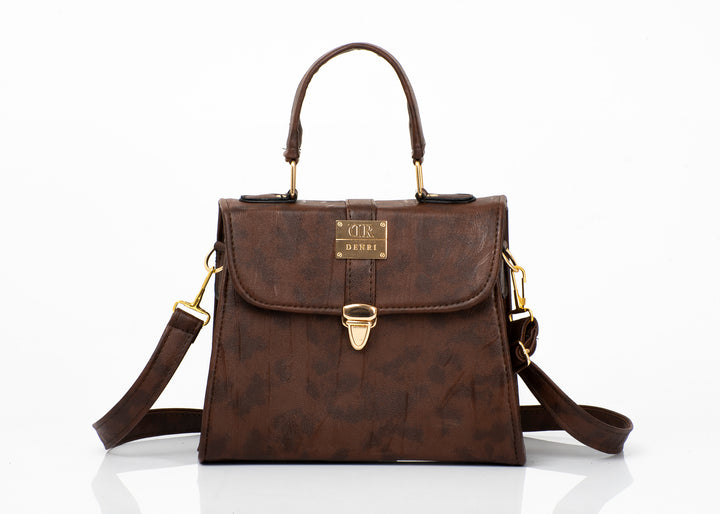 Denri Mini Zuri | Versatile Top-Handle & Crossbody Handbag | Work, Everyday & Evening Carry | High-Quality Leather with Ergonomic Handles, Detachable Adjustable Strap & Multiple Compartments