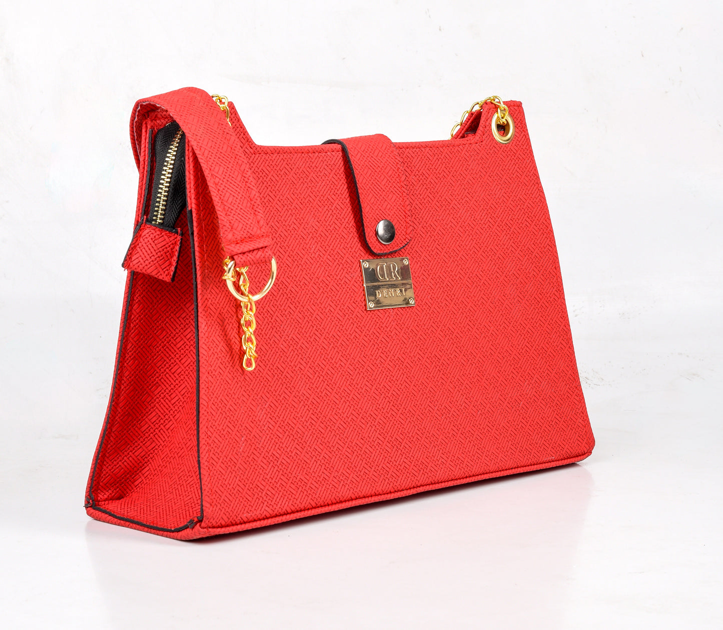 Maya Pattern Red Handbag