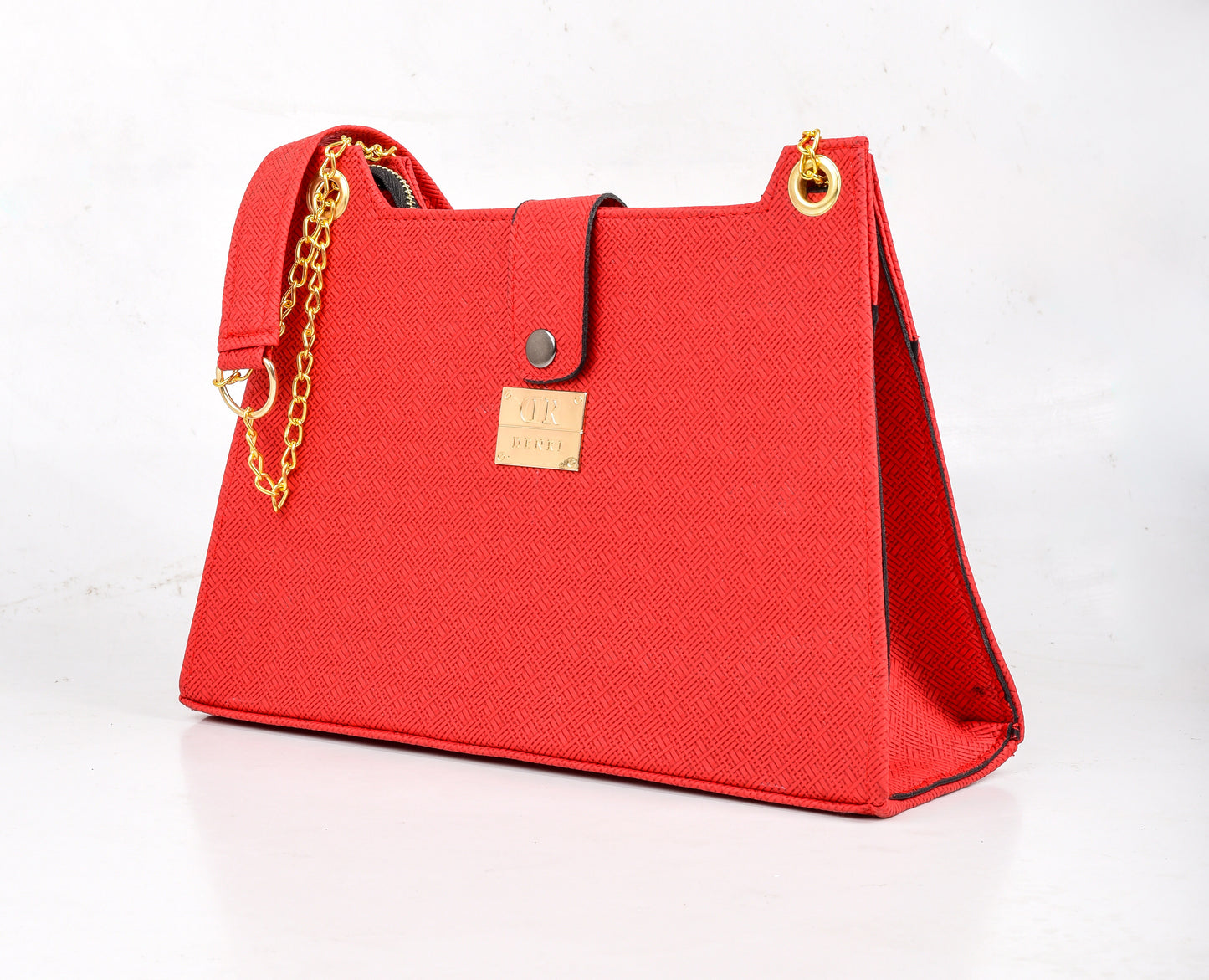 Maya Pattern Red Handbag