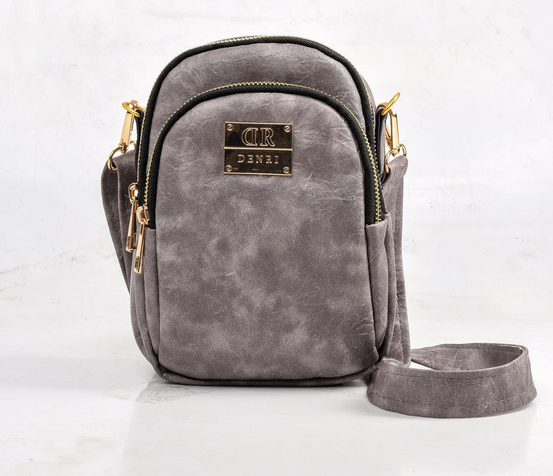 Denri Aria | Sleek Sling Crossbody | Everyday Casual Carry | Durable Build, Adjustable Strap & Hidden Pocket | Made-in-Kenya Statement