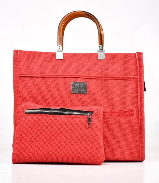 Lola Pattern Red Handbag