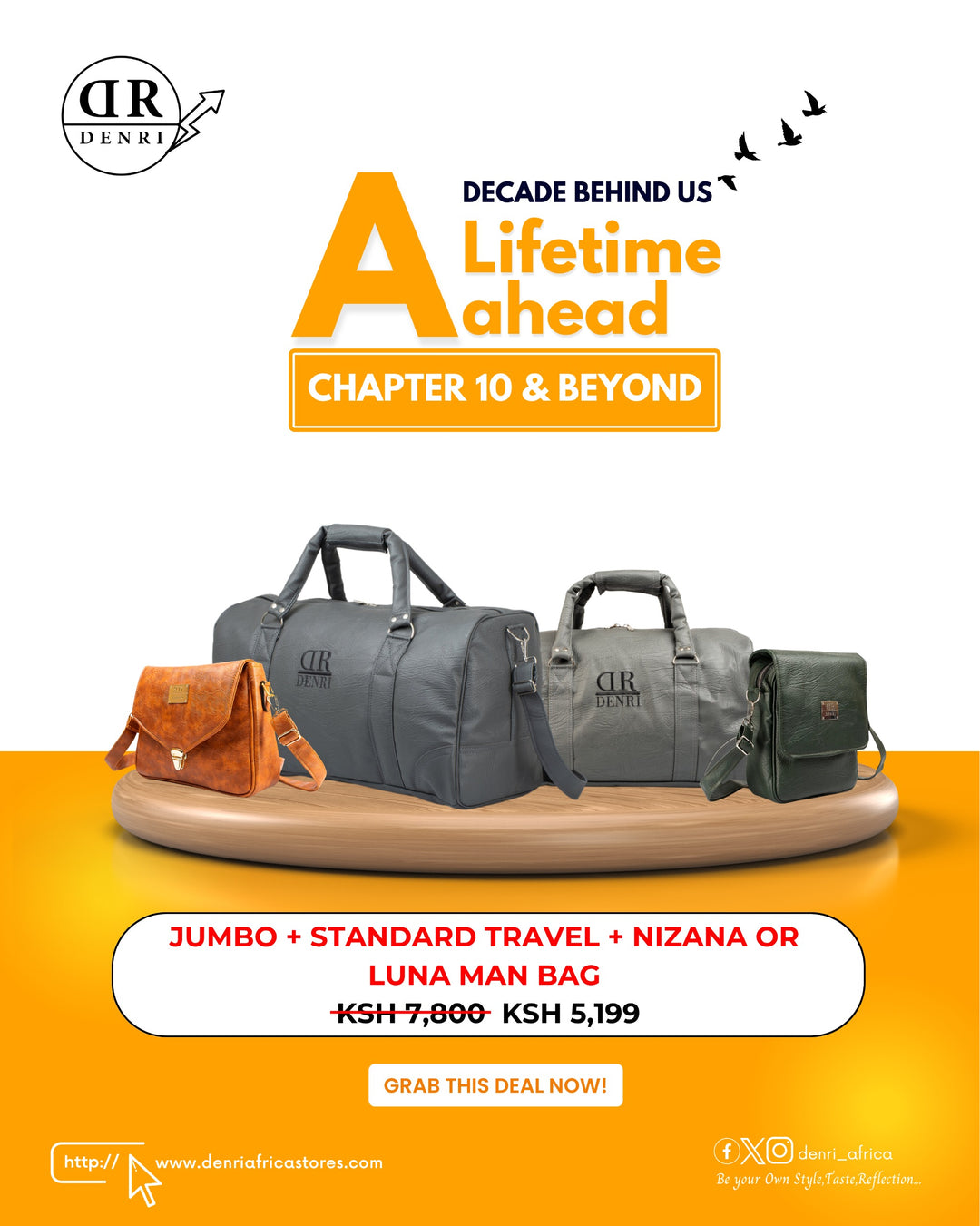 Jumbo + Standard Travel + Nizana or Luna Manbag