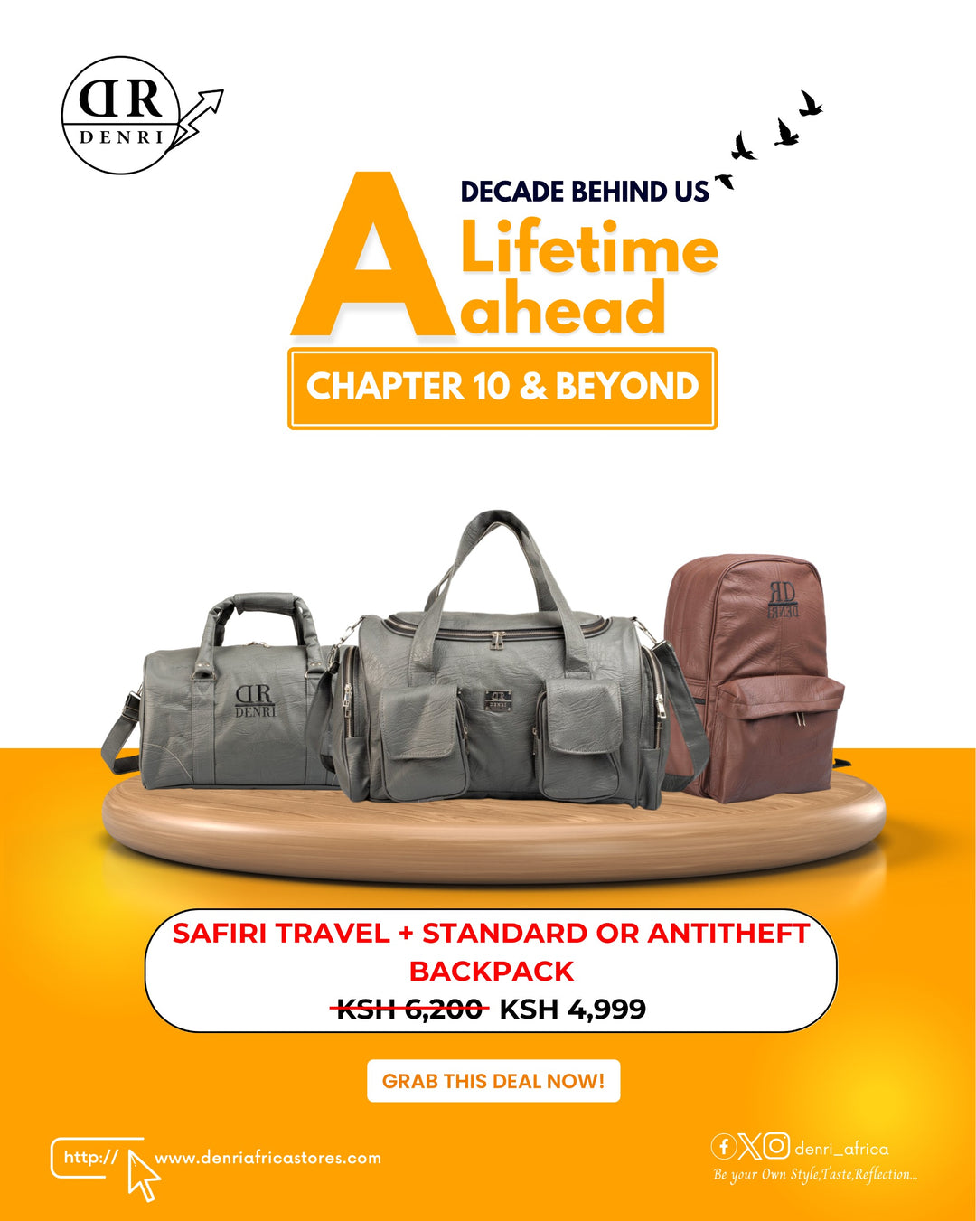 Safiri Travel + Standard Travel or Antitheft Backpack