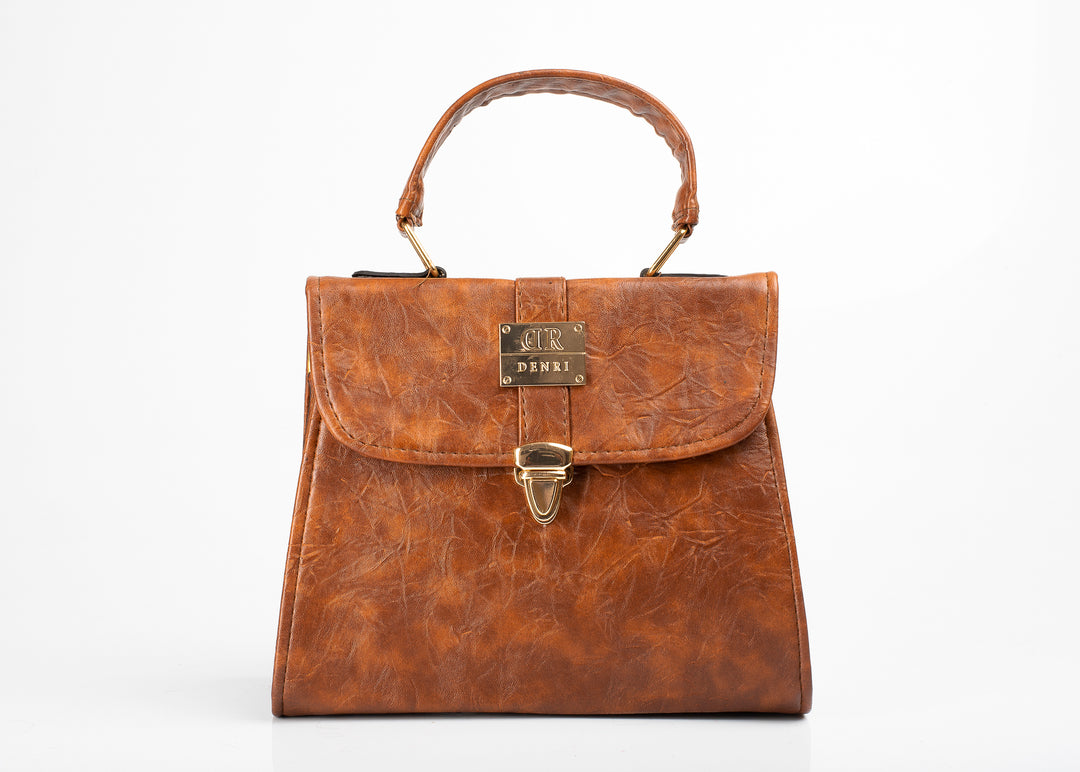 Denri Mini Zuri | Versatile Top-Handle & Crossbody Handbag | Work, Everyday & Evening Carry | High-Quality Leather with Ergonomic Handles, Detachable Adjustable Strap & Multiple Compartments