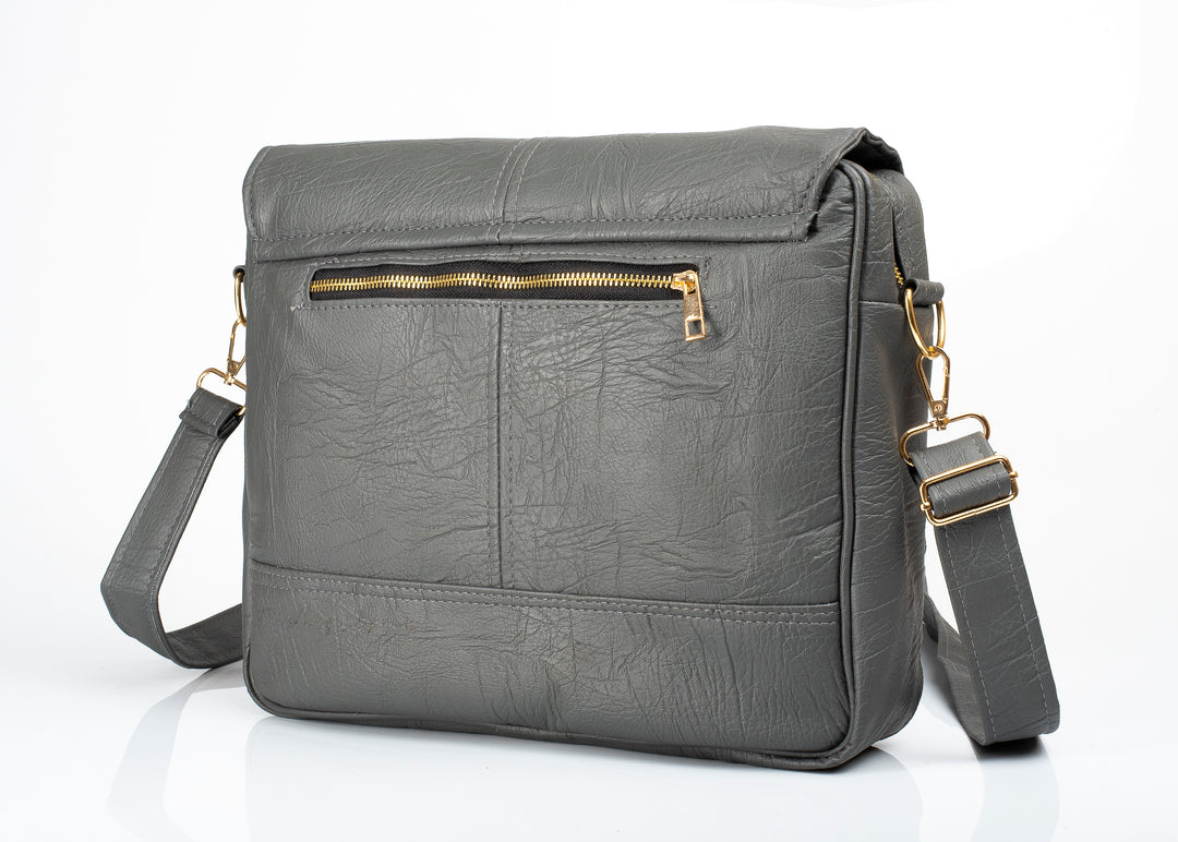 Denri Fayola Messenger Bag | Professional Messenger | Work & Commute Essentials | Superior Leather, Laptop Compartment & Multiple Pockets | Sleek, Organized Carry