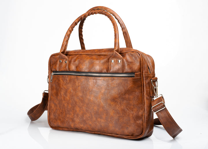 Denri Nova briefcase bag | Modern Briefcase | Work & Professional Use | Leather Finish, Padded Laptop Compartment & Multiple Pockets | Sleek, Business-Ready Structure