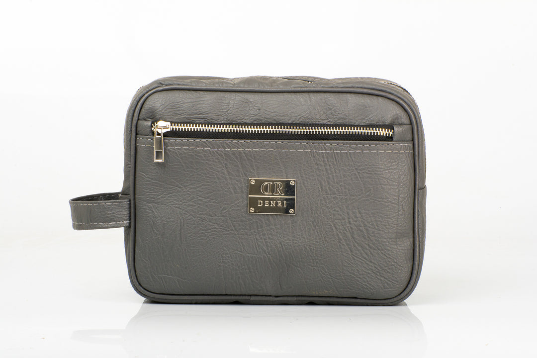 Denri Wash Bag | Toiletry & Grooming Bag | Travel & Everyday Use | Water-Resistant Material, Zip Compartments & Hanging Loop | Compact, Organized Travel Essential