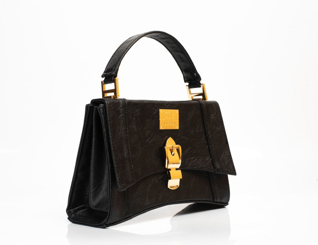 Denri Kanji Sling Bag | Bold Sculptural Tote | Everyday & Statement Carry | Durable Material with Multiple Pockets & Asymmetric Flap | Fashion-Forward Silhouette