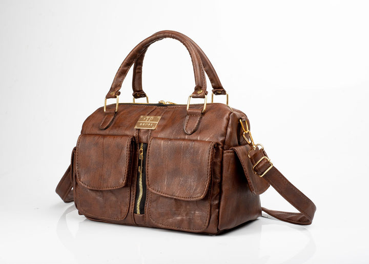 Denri Kayla Sling Bag | Everyday Sling Tote | Casual & Professional Carry | Leather Build with Multiple Internal & External Pockets | Lightweight, Stylish & Versatile