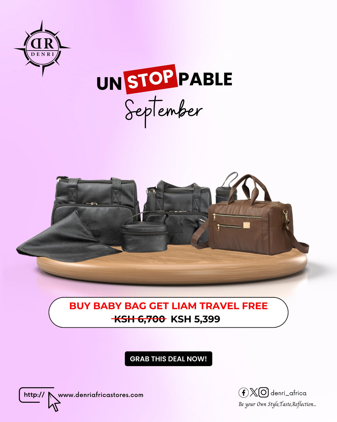 Baby Bag Get Liam Travel Free