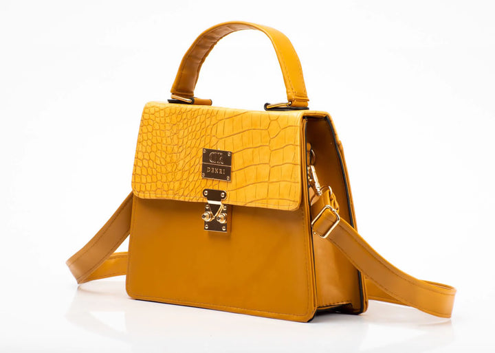 Denri Ana Sling Bag | Compact Everyday Tote | Daily & Work Essentials | Durable Material, Snap Closure & Multiple Pockets | Stylish & Versatile Statement