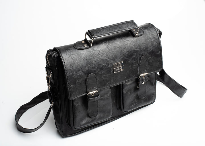 Denri Feroz Briefcase Bag | Bold Statement Bag | Evening & Special Use | Premium Material, Zip Closure & Chain Detail | Chic, Eye-Catching Essential