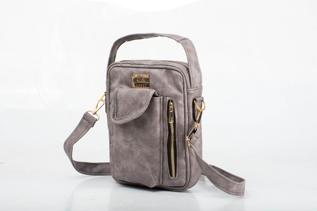 Denri Mini Man Bag | Compact Crossbody Sling | Urban Day-Out Carry | 1 Internal + 3 External Pockets, Adjustable Strap | Colorful Everyday Essential