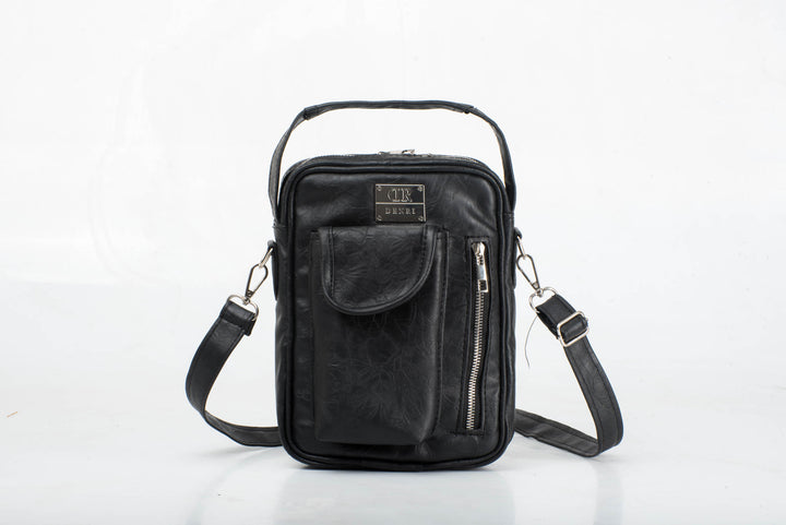 Denri Mini Man Bag | Compact Crossbody Sling | Urban Day-Out Carry | 1 Internal + 3 External Pockets, Adjustable Strap | Colorful Everyday Essential