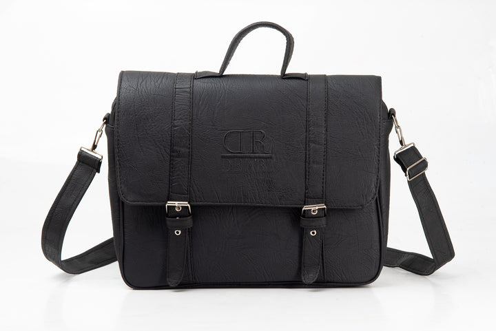 Denri Briefcase Bag | Structured Work Briefcase | Office & Professional Use | Zip Main Compartment, Inner Lined Pocket & Detachable Strap | Stylish, Functional Everyday Briefcase