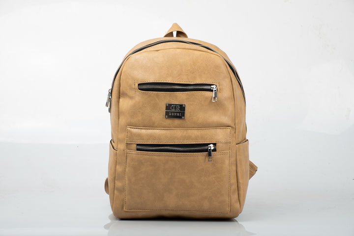 Denri Jabari Compact Laptop Backpack – Lightweight Everyday Bag Pack with Front Pocket | Stylish men, women Leather Backpack Kenya, Laptop Bag Nairobi, School, Hiking & Travel Backpacks