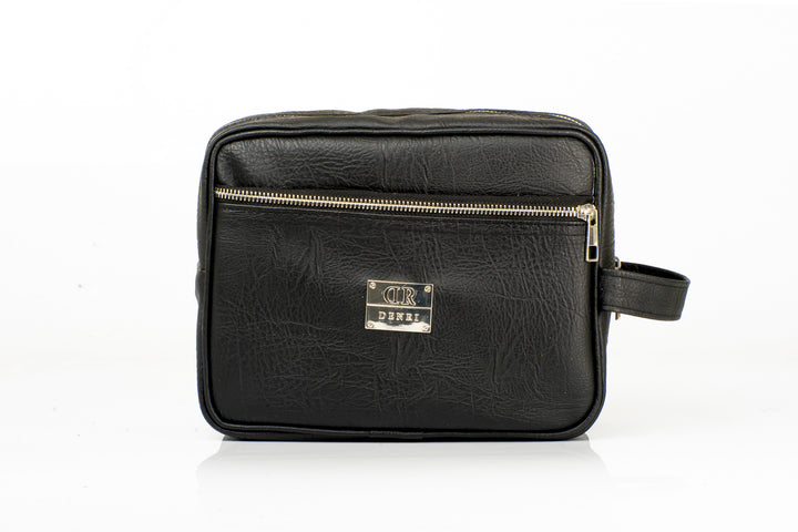 Denri Wash Bag | Toiletry & Grooming Bag | Travel & Everyday Use | Water-Resistant Material, Zip Compartments & Hanging Loop | Compact, Organized Travel Essential