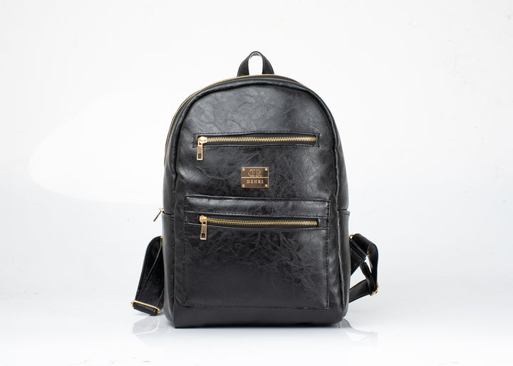 Denri Jabari Compact Laptop Backpack – Lightweight Everyday Bag Pack with Front Pocket | Stylish men, women Leather Backpack Kenya, Laptop Bag Nairobi, School, Hiking & Travel Backpacks