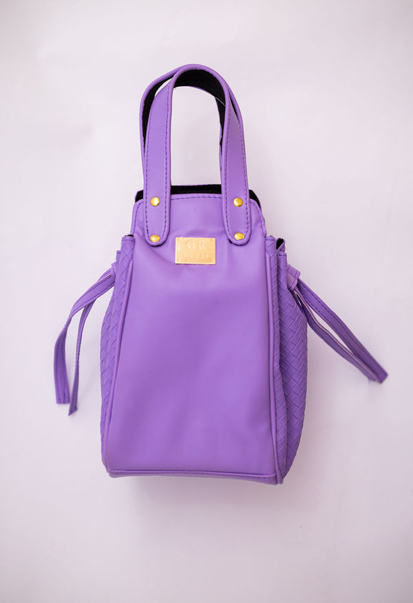 Denri Skye Handbag | Vegan Leather, Hidden Press-Button Closure | Chic & Featherlight