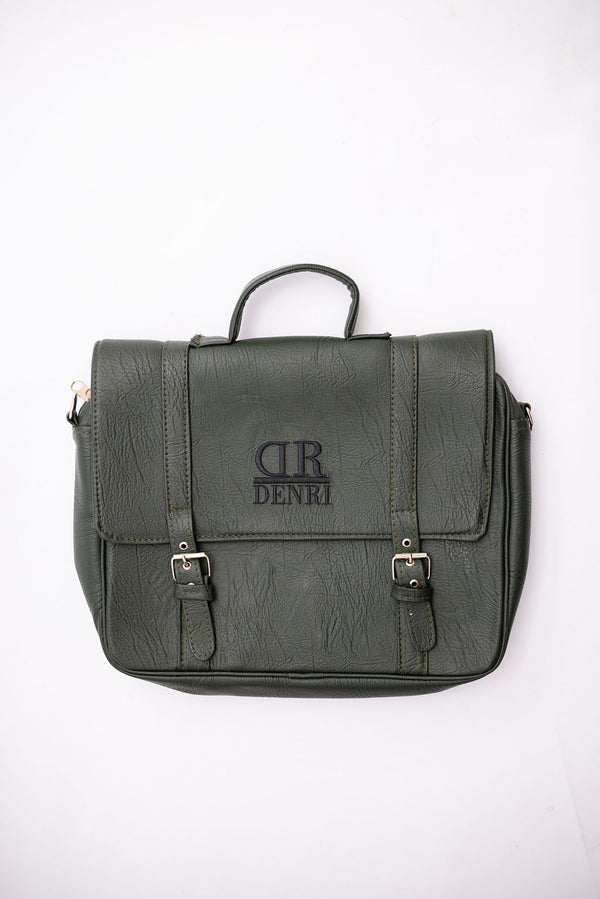 Denri Briefcase Bag |  Zip Main Compartment, Inner Lined Pocket & Detachable Strap