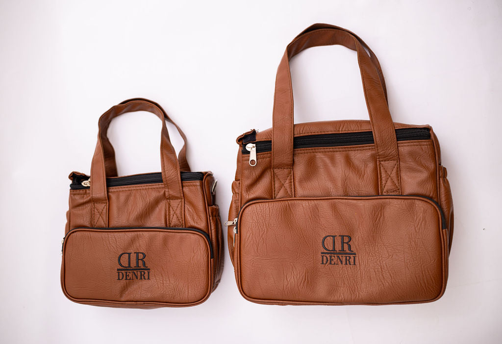 Baby Bag Spacious Premium Leather Diaper Bag Denri Africa