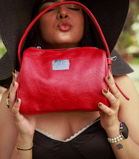 Denri Mandy Handbag | Vegan Leather, 4 Interior Compartments, Adjustable Handle