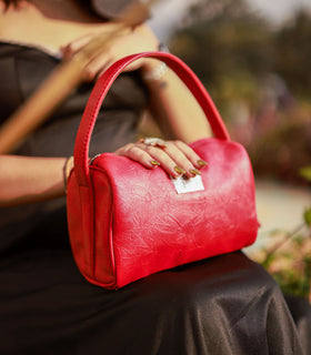 Denri Mandy Handbag | Vegan Leather, 4 Interior Compartments, Adjustable Handle