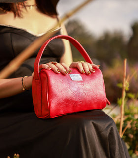 Denri Mandy Handbag | Vegan Leather, 4 Interior Compartments, Adjustable Handle