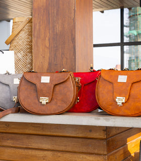 Denri Celine Sling Bag | Premium Leather, Inner Zipped Pocket & Detachable Strap