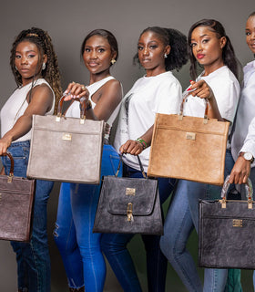 Denri Lola Handbag | Internal pockets Tote | Fits up to 13" Laptop