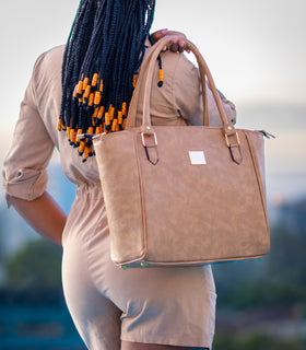 Denri Claire | 3-in-1 Convertible Handbag | Fits up to 17″ Laptop, Water resistant