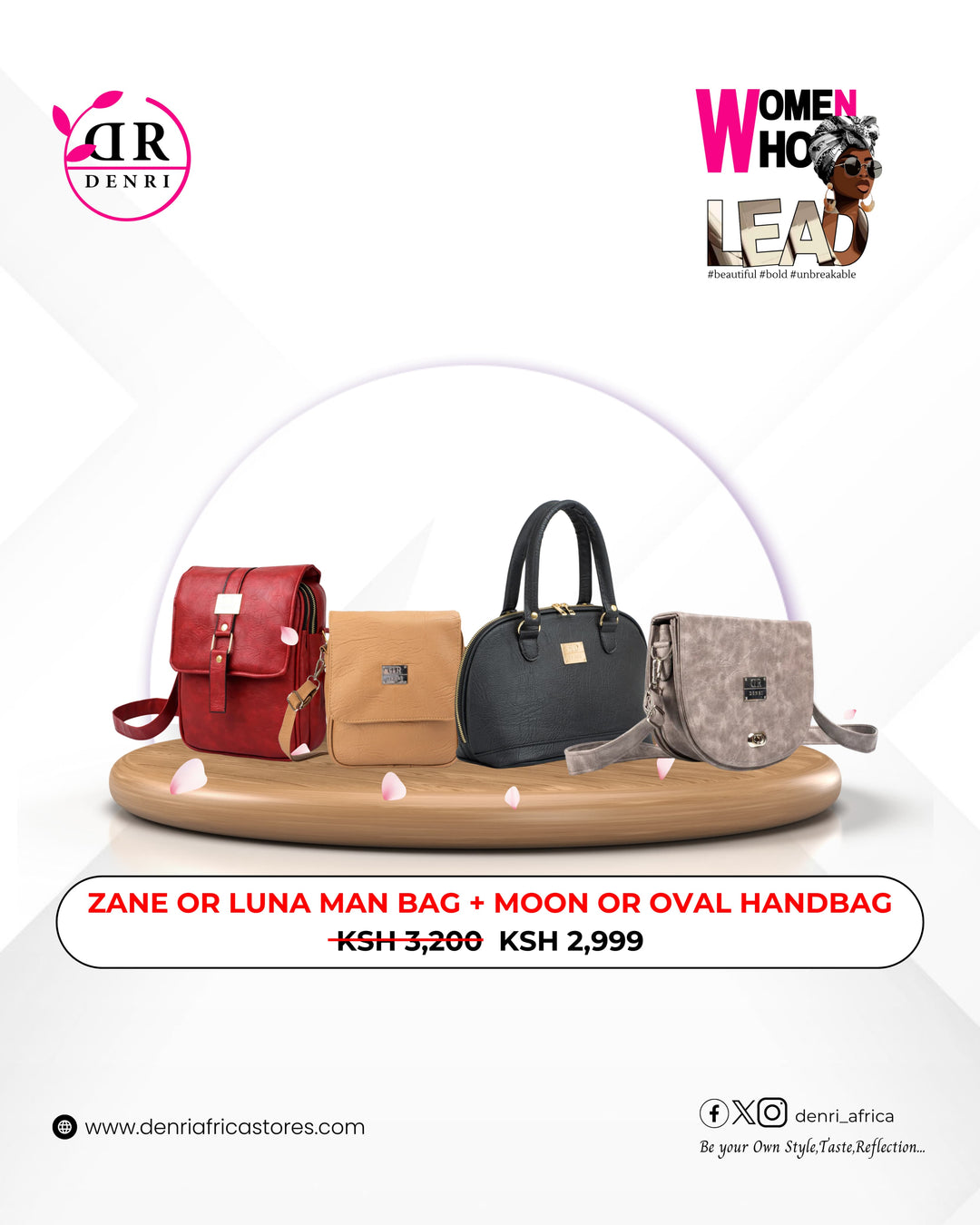 Zane or Luna Man bag or Moon or Oval Sling