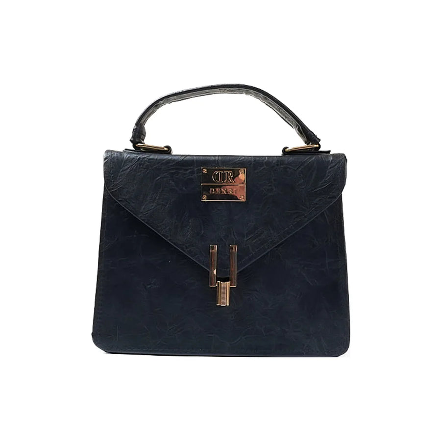Denri Aurora Handbag | Mini Shoulder & Sling bag | Hand-stitched Leather, Metal Lock Stitch